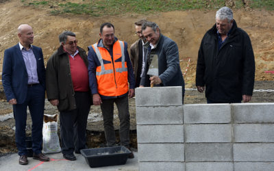 Pose de la première pierre de la nouvelle station d’épuration de Saint-Flour