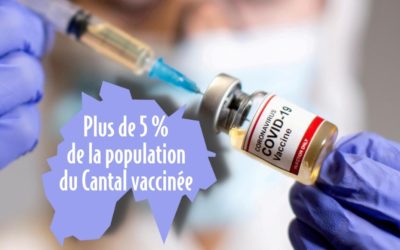 Covid-19   Plus de 5% de la population du Cantal vaccinée