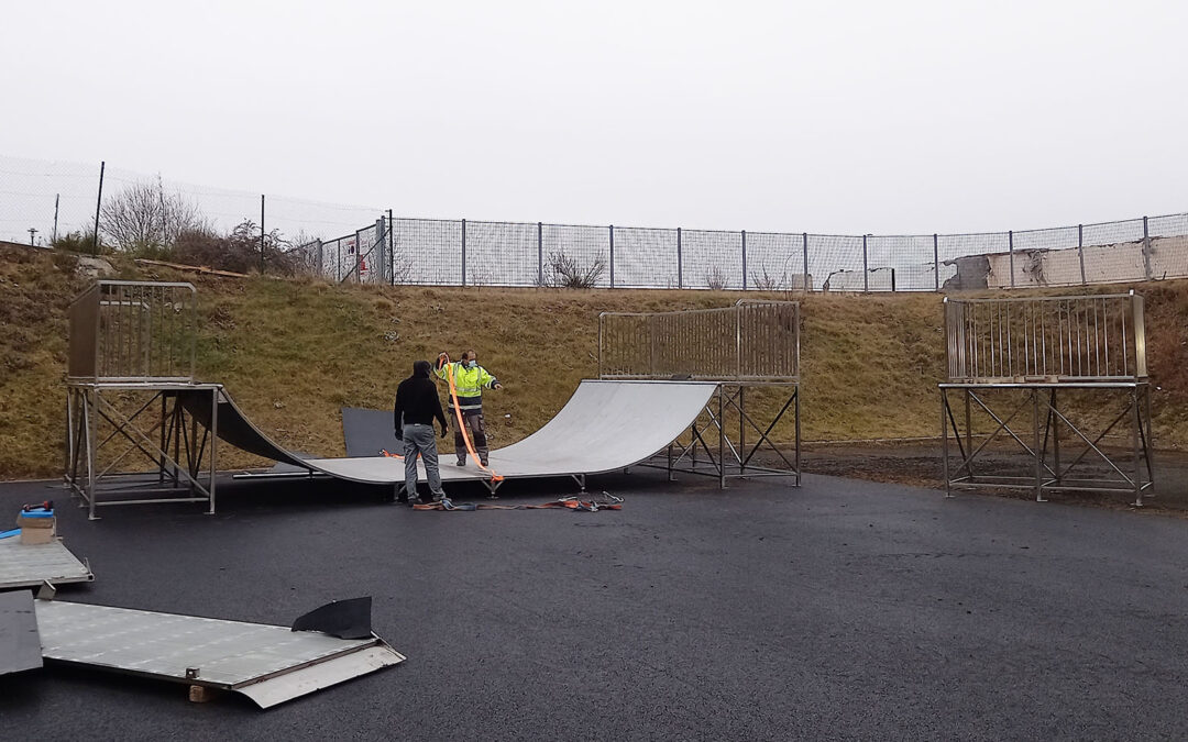 Le skatepark de Saint-Flour bientôt en service