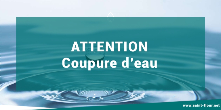COUPURE-D-EAU COUPURE-D-EAU