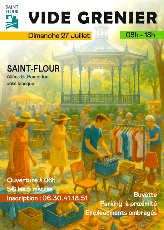 VIDE GRENIER 27 JUILLET 20251