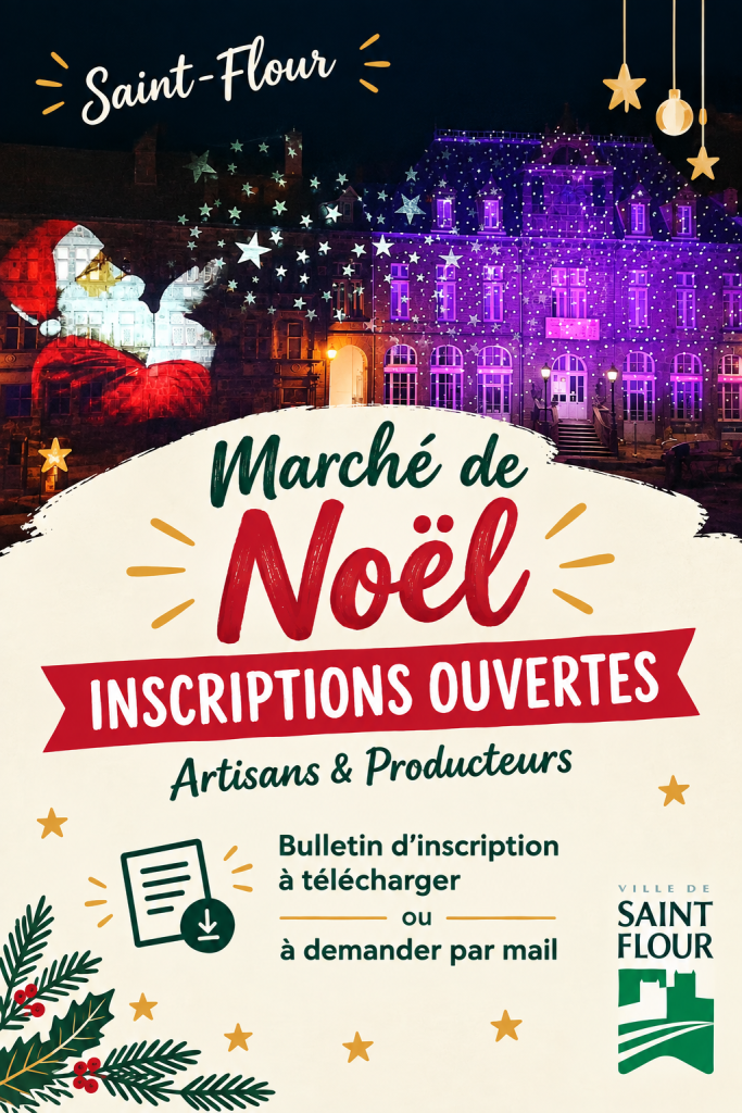 Candidature marché de Noël Saint-Flour